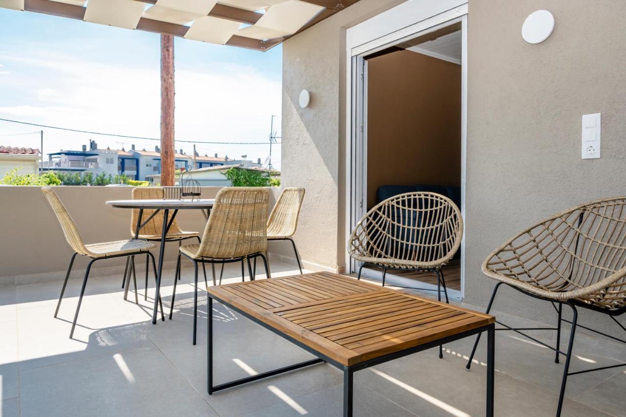 Azzurro Seafront Houses Nea Kallikrateia Экстерьер фото